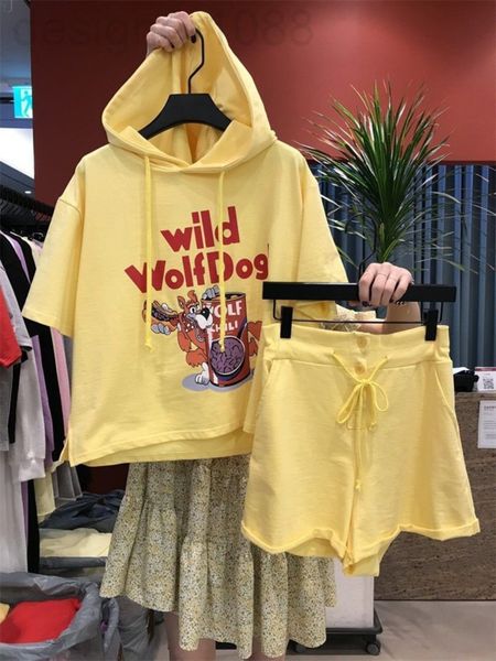 two piece dress designer summer 2022 new korean trend letter cartoon printed hooded t-shirt loose wide leg shorts set women 0wt6, White
two piece dress designer summer 2022 new korean trend letter cartoon printed hooded t-shirt loose wide leg shorts set women 0wt6, White
