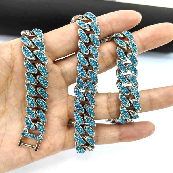 hip hop full diamond colorful miami men's cuba chain ins light luxury back to future lovers bracelet necklace, Silver
hip hop full diamond colorful miami men's cuba chain ins light luxury back to future lovers bracelet necklace, Silver