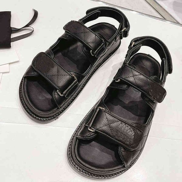 sandals spring and summer small fragrance flat sandals women's versatile thick soled open toe roman beach shoes, Black
sandals spring and summer small fragrance flat sandals women's versatile thick soled open toe roman beach shoes, Black
