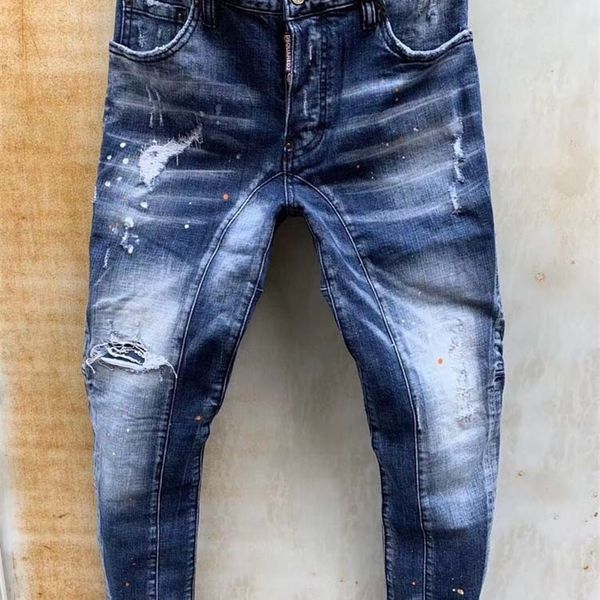 men's jeans 2022 men's korean dark blue paint dot three-dimensional cutting micro elastic small leg jeans pants zl9o
men's jeans 2022 men's korean dark blue paint dot three-dimensional cutting micro elastic small leg jeans pants zl9o