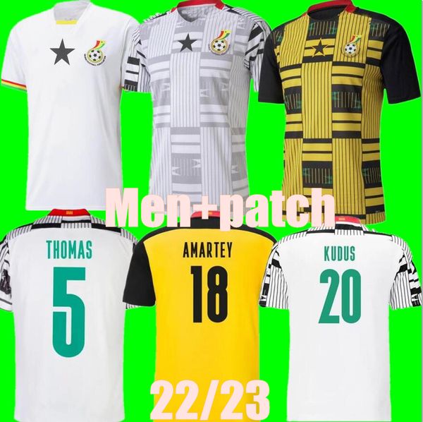 22/23 ghana thomas soccer jerseys 2022 2023 schlupp kudus j.ayew aidoo jr. ayew afena amartey djiku caleb ekuban samuel owusu home away whit, Black;yellow
22/23 ghana thomas soccer jerseys 2022 2023 schlupp kudus j.ayew aidoo jr. ayew afena amartey djiku caleb ekuban samuel owusu home away whit, Black;yellow