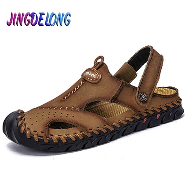summer men's sandals soft breathable leather men roman outdoor beach big size 38-48 220426, Black
summer men's sandals soft breathable leather men roman outdoor beach big size 38-48 220426, Black