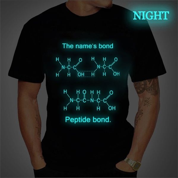 the name's bond peptide bond print chemistry men t-shirts luminous tshirts brand t shirt novelty oversized tee shirt drop ship 220705, White;black
the name's bond peptide bond print chemistry men t-shirts luminous tshirts brand t shirt novelty oversized tee shirt drop ship 220705, White;black