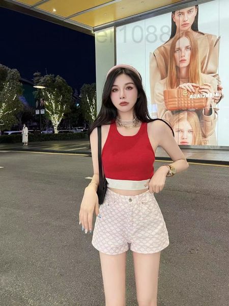 women's shorts designer ce22 summer new all over print vintage high waist casual pink denim shorts 3j0f, White;black
women's shorts designer ce22 summer new all over print vintage high waist casual pink denim shorts 3j0f, White;black
