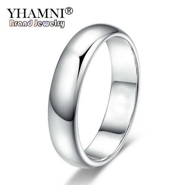yhamni lose money promotion real pure white gold rings for women and men with 18kgp stamp 5mm gold color ring jewelry 2524, Silver
yhamni lose money promotion real pure white gold rings for women and men with 18kgp stamp 5mm gold color ring jewelry 2524, Silver