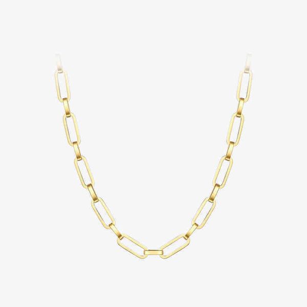 pendant necklaces punk link chain choker necklace women gold color stainless steel femme fashion jewelry friends gifts 220427, Silver
pendant necklaces punk link chain choker necklace women gold color stainless steel femme fashion jewelry friends gifts 220427, Silver