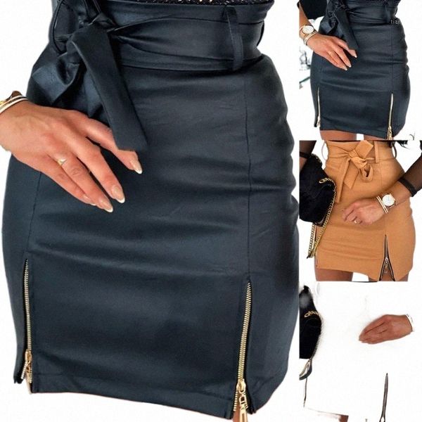 skirts arrival 2022 fashion high waist pu leather women sashes zipper pencil mini skirt autumn winter white black f3po#
skirts arrival 2022 fashion high waist pu leather women sashes zipper pencil mini skirt autumn winter white black f3po#