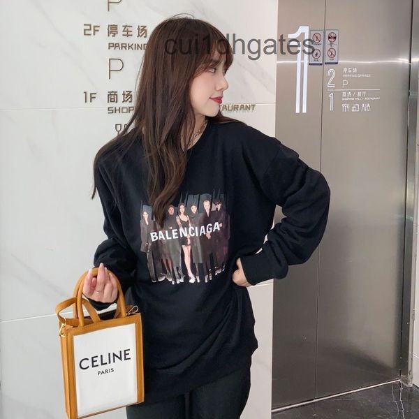 2022 designer b br coats and hoodies autumn winter new portrait b printed round neck sweater men's women's loo, Black
2022 designer b br coats and hoodies autumn winter new portrait b printed round neck sweater men's women's loo, Black