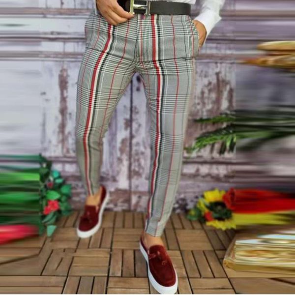 men's suits & blazers business pants striped print buttoned trousers male casual spring social slim fit suit autumn zipper soft long, White;black
men's suits & blazers business pants striped print buttoned trousers male casual spring social slim fit suit autumn zipper soft long, White;black