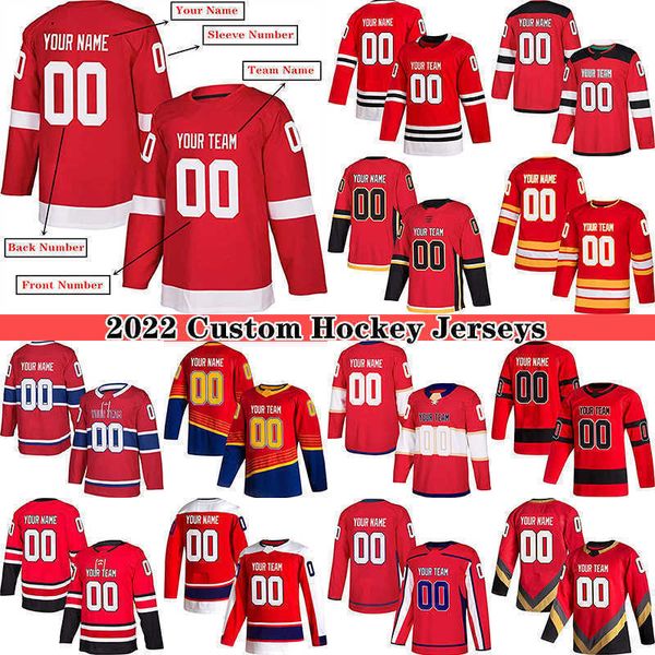 2022 custom hockey jersey for men women youth s-4xl authentic embroidered name & numbers - design your own hockey, Black;red
2022 custom hockey jersey for men women youth s-4xl authentic embroidered name & numbers - design your own hockey, Black;red