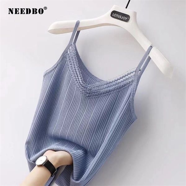 needbo summer women lace tank fashion ladies sleeveless slim crop v neck solid clothing tanks 220318, White
needbo summer women lace tank fashion ladies sleeveless slim crop v neck solid clothing tanks 220318, White