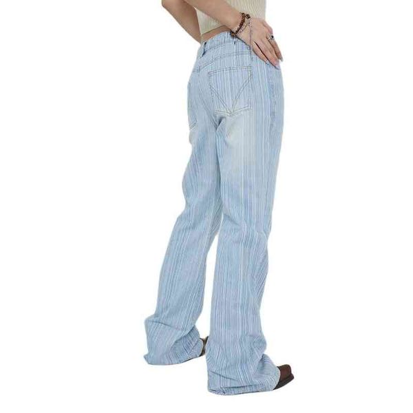 women summer new high street retro millennium stripes versatile wet rounds random light color jeans and pants l220726, Blue
women summer new high street retro millennium stripes versatile wet rounds random light color jeans and pants l220726, Blue