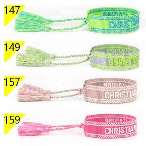 classic brand fashion bangles jewelry men women handmade cotton signture embroidery bracelet designers woven bangle fabrics luxury bracelets, Black
classic brand fashion bangles jewelry men women handmade cotton signture embroidery bracelet designers woven bangle fabrics luxury bracelets, Black