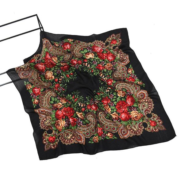 russian scarf ukraine handkerchief women head bands square 80x80cm ethnic floral pattern flower neck hijab hood, Blue;gray
russian scarf ukraine handkerchief women head bands square 80x80cm ethnic floral pattern flower neck hijab hood, Blue;gray