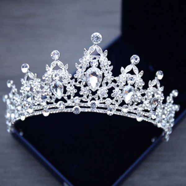 headpieces sparkling bling bling crystal rhinestone adorned bridal crown design bride's head tiaras accessories, Silver
headpieces sparkling bling bling crystal rhinestone adorned bridal crown design bride's head tiaras accessories, Silver
