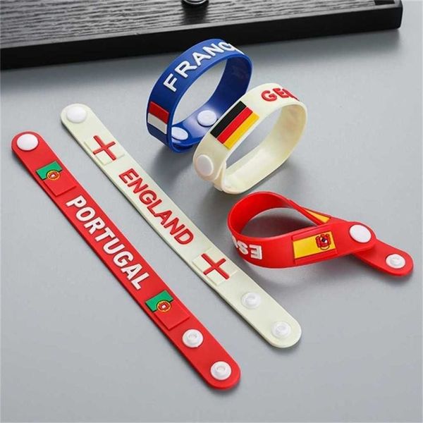 2022 qatar world cup wristband country flags bangle party decorations national team rubber bracelet fans small gift souvenir france germany, Red;brown
2022 qatar world cup wristband country flags bangle party decorations national team rubber bracelet fans small gift souvenir france germany, Red;brown