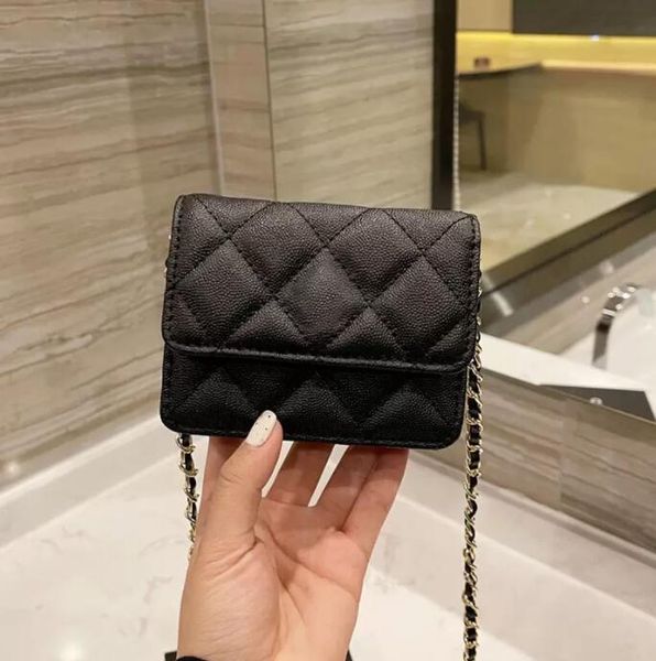 sw classic mini flap wallet with chain bags caviar leather calfskin tiny card holder quilted matelasse chain cross body shoulder outdoor str
sw classic mini flap wallet with chain bags caviar leather calfskin tiny card holder quilted matelasse chain cross body shoulder outdoor str