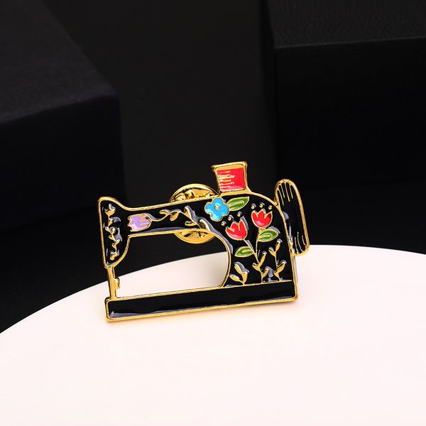 sewing machine brooch pins for women enamel creative vintage metal brooches gift jewelry flower badges bag clothes denim shirt pin, Gray
sewing machine brooch pins for women enamel creative vintage metal brooches gift jewelry flower badges bag clothes denim shirt pin, Gray