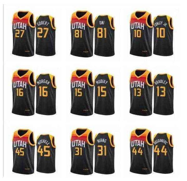 men basketball jersey donovan 45 mitchell mike 10 conley 00 clarkson rudy 27 gobert 17 udoka azubuike 15 derrick favors''nba', Black
men basketball jersey donovan 45 mitchell mike 10 conley 00 clarkson rudy 27 gobert 17 udoka azubuike 15 derrick favors''nba', Black