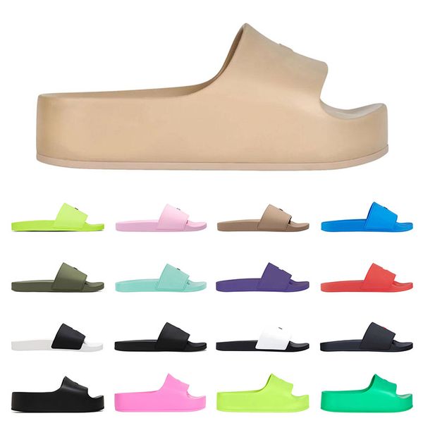 wmns rubber pool slides writing designer women chunky slippers summer men slide beige white black fluo green grey outdoor slipper size 35-45
wmns rubber pool slides writing designer women chunky slippers summer men slide beige white black fluo green grey outdoor slipper size 35-45