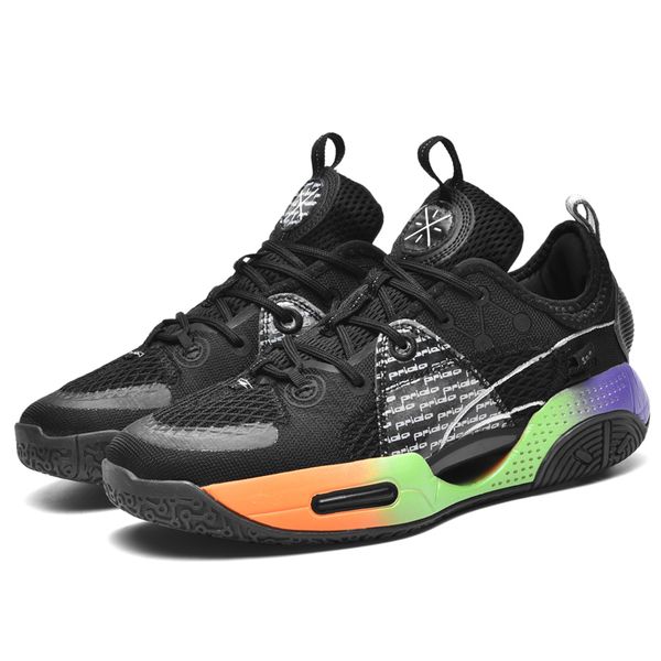 0108 basketball shoes black sansan spring new white shoes fashion four seasons
