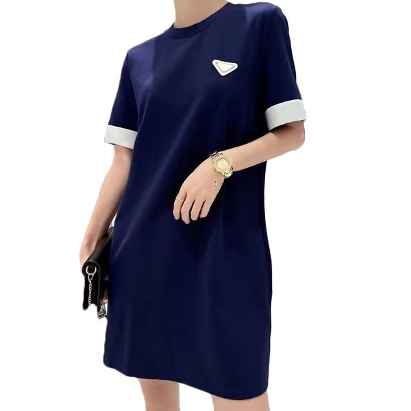 stylish letter metal triangle dresses women t shirt summer skirt dress short sleeve letters webbing skirts, Black;gray
stylish letter metal triangle dresses women t shirt summer skirt dress short sleeve letters webbing skirts, Black;gray