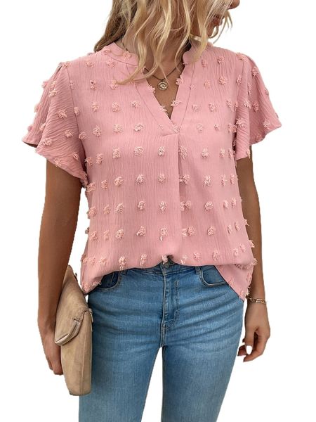 swiss dot butterfly sleeve z0jo#, White
swiss dot butterfly sleeve z0jo#, White