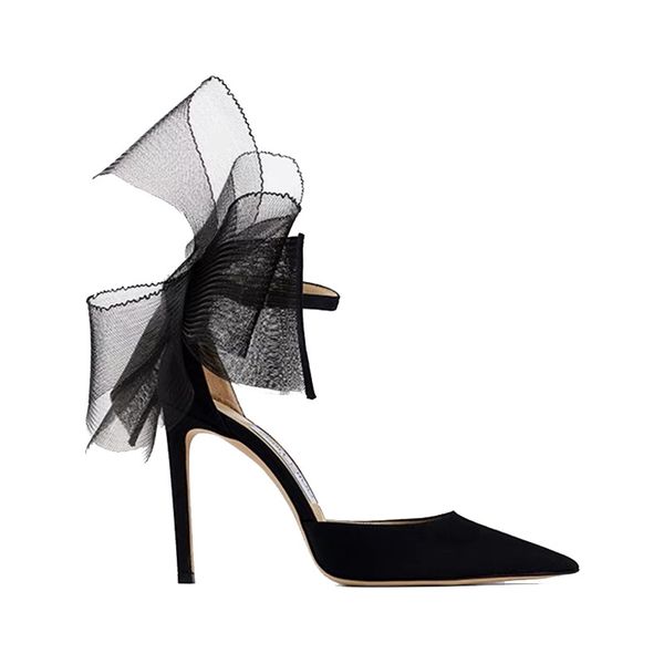 women's new bow-knot sandals pointed toe high-heeled shoes stilettos ladies fairy sandals 35-39, Black
women's new bow-knot sandals pointed toe high-heeled shoes stilettos ladies fairy sandals 35-39, Black