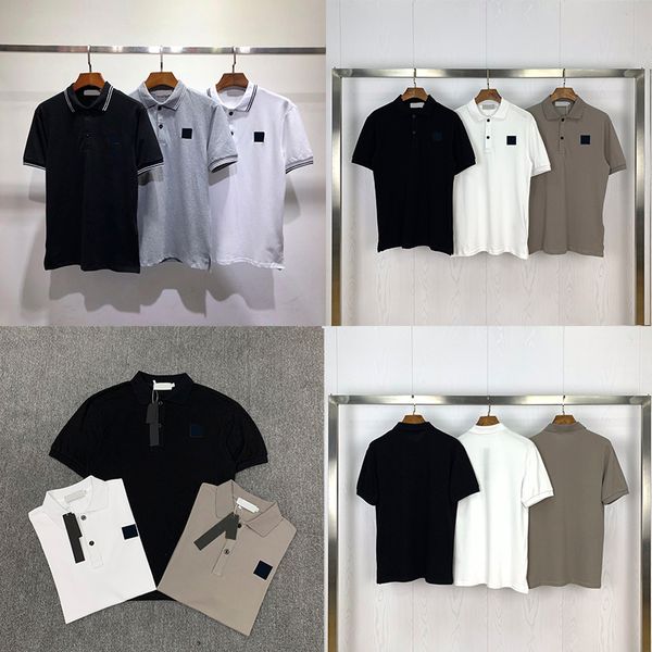 toney designer men's polo shirt embroidered island short sleeve basic fashion pure cotton tide stone men's top, White;black
toney designer men's polo shirt embroidered island short sleeve basic fashion pure cotton tide stone men's top, White;black
