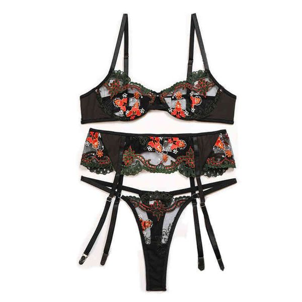 nxy set women' retro lace embroidery underwear underwire gather bra thin section see through thong garter erotic lingerie 0216, Red;black
nxy set women' retro lace embroidery underwear underwire gather bra thin section see through thong garter erotic lingerie 0216, Red;black