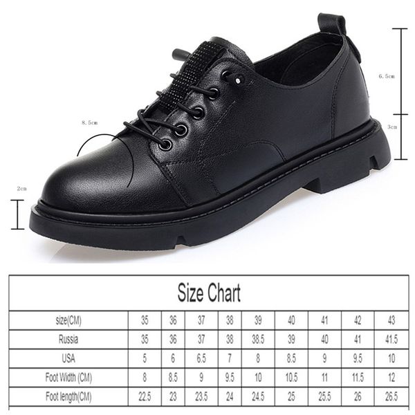 women spring shoes lace up 2022 new genuine leather fashion oxford shoes ladies non-slip large size female student shoes, Black
women spring shoes lace up 2022 new genuine leather fashion oxford shoes ladies non-slip large size female student shoes, Black
