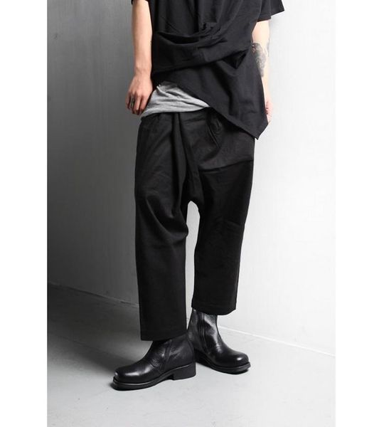 men's pants solid color versatile casual with drop feeling men's korean fashion drawstring elastic low grade baggy harlan, Black
men's pants solid color versatile casual with drop feeling men's korean fashion drawstring elastic low grade baggy harlan, Black