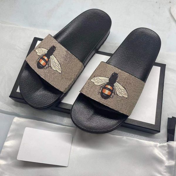 2023 designer shoe beach shoes men women designers slippers print slide summer wide stripe bee slipper, Black
2023 designer shoe beach shoes men women designers slippers print slide summer wide stripe bee slipper, Black