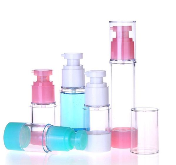 15ml pink white makeup refillable bottles vacuum transparent emulsion packing bottle emulsion
15ml pink white makeup refillable bottles vacuum transparent emulsion packing bottle emulsion