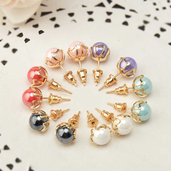 high imitation shell bead earrings temperament silver jewelry still double-sided pearl earrings vip charm, Golden
high imitation shell bead earrings temperament silver jewelry still double-sided pearl earrings vip charm, Golden