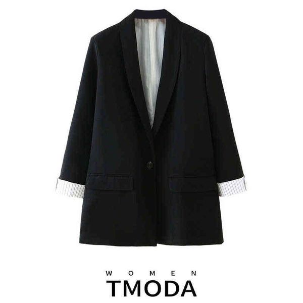 suit tmoda385 women 2020 fashion office wear single button blazer jacket vintag, White;black
suit tmoda385 women 2020 fashion office wear single button blazer jacket vintag, White;black