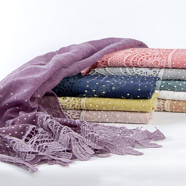 fashion women muslim cotton long maxi scarf diamonds with lace edge hijab headwrap headscarf islamic arab turban shawl 200*70cm, Blue;gray
fashion women muslim cotton long maxi scarf diamonds with lace edge hijab headwrap headscarf islamic arab turban shawl 200*70cm, Blue;gray