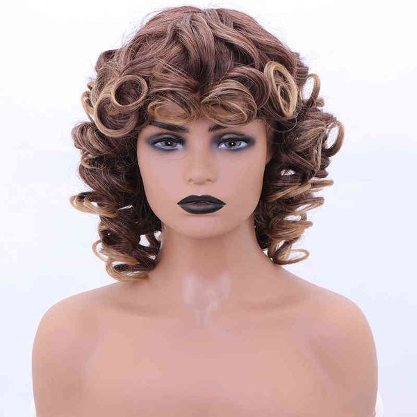 nxy wigs junsi short roll mixed color selling chemical fiber headgear women can order other colors 220610, Black
nxy wigs junsi short roll mixed color selling chemical fiber headgear women can order other colors 220610, Black