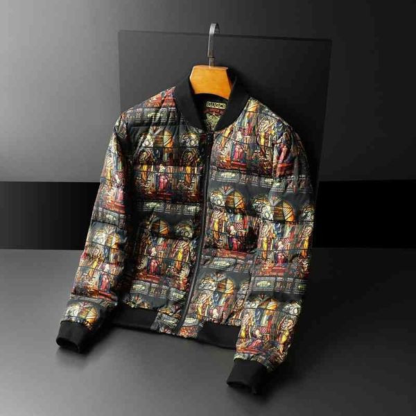 fashion new men's down jacket luxury brand designer wholesale hooded print winter style plush warm stand collar goods, Black
fashion new men's down jacket luxury brand designer wholesale hooded print winter style plush warm stand collar goods, Black