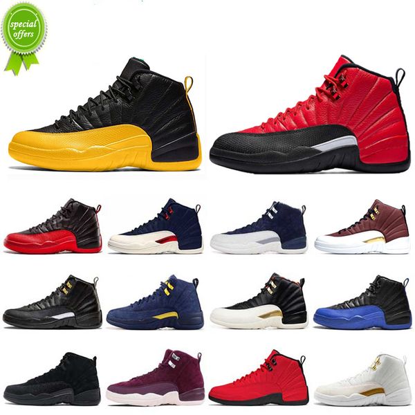 12 12s mens basketball shoes reverse flu game royal fiba dark grey ov white sports trainers sneakers 7-13, Black
12 12s mens basketball shoes reverse flu game royal fiba dark grey ov white sports trainers sneakers 7-13, Black