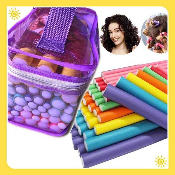 hair curler 42pcs flexible roller cylinder foam tools women girl portable rods diy styling 220304
hair curler 42pcs flexible roller cylinder foam tools women girl portable rods diy styling 220304