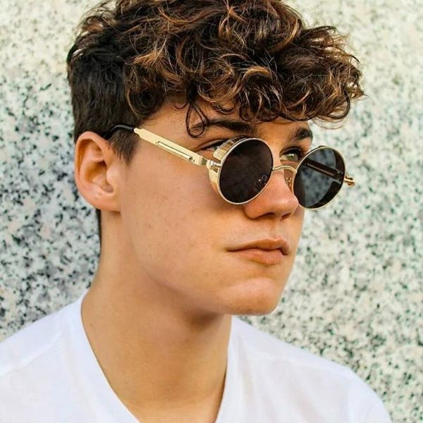sunglasses classic gothic steampunk for men women brand designer sun glasses retro round metal frame uv400sunglasses, White;black
sunglasses classic gothic steampunk for men women brand designer sun glasses retro round metal frame uv400sunglasses, White;black