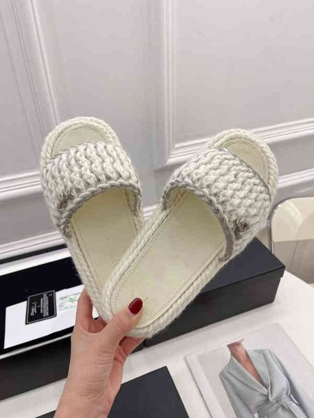 sandals small fragrant wind knitted straw woven flat bottom slippers for women to wear outside, casual and versatile x14u, Black
sandals small fragrant wind knitted straw woven flat bottom slippers for women to wear outside, casual and versatile x14u, Black