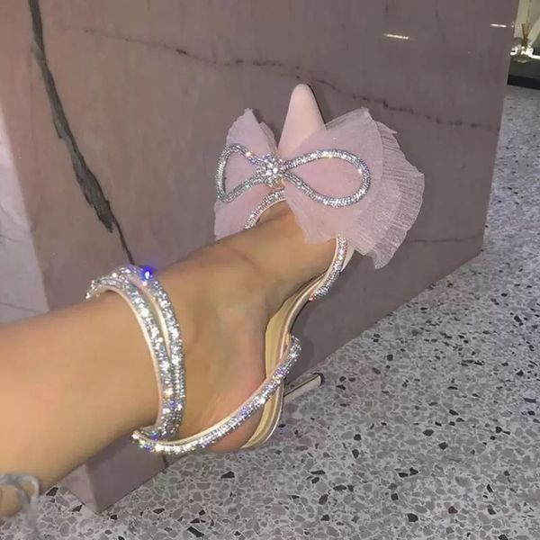 mach stiletto sandals for womens dress shoe satin mesh bow pumps crystal embellished rhinestone evening shoes luxury designer ankle strap su, Black
mach stiletto sandals for womens dress shoe satin mesh bow pumps crystal embellished rhinestone evening shoes luxury designer ankle strap su, Black