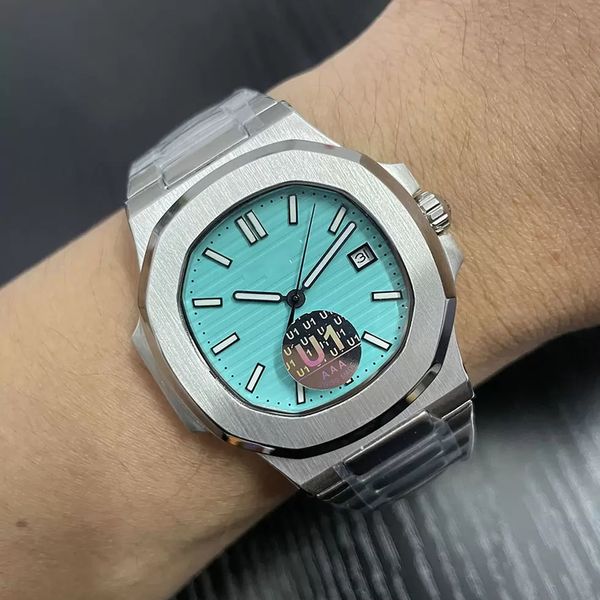 6 colors st9 nautilus 5711 watches 40mm 2813 movement transparent mechanical automatic baby blue 170th anniversary mens watch men 2730, Slivery;brown
6 colors st9 nautilus 5711 watches 40mm 2813 movement transparent mechanical automatic baby blue 170th anniversary mens watch men 2730, Slivery;brown
