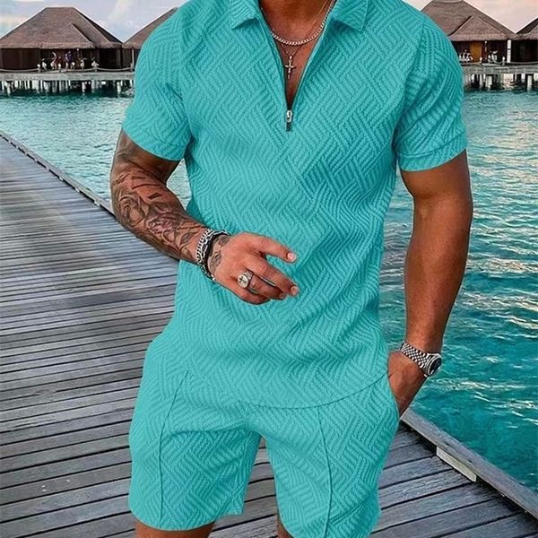 mens 3d color ing print summer short sleeve shorts suit fashion zipper polo shirt two piece sets 220712, White;black
mens 3d color ing print summer short sleeve shorts suit fashion zipper polo shirt two piece sets 220712, White;black