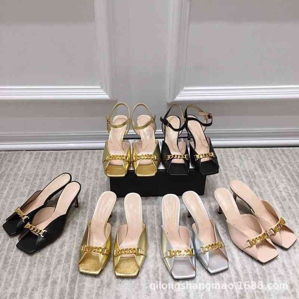 high 2022 summer g's new horseband buckle toe leather sandals metal chain high-heeled slippers2022 trendy fashion design ladies slipper, Black
high 2022 summer g's new horseband buckle toe leather sandals metal chain high-heeled slippers2022 trendy fashion design ladies slipper, Black