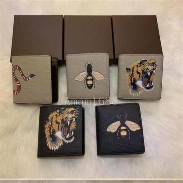 new fashion luxury women wallet purse designer animal pattern leather men short wallet card holders with box230t, Red;black
new fashion luxury women wallet purse designer animal pattern leather men short wallet card holders with box230t, Red;black