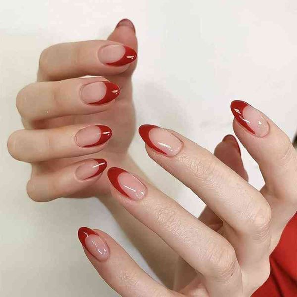 false nails 24pcs red almond detachable ballerina wearable fake press on designed cover tip overhead 0616
false nails 24pcs red almond detachable ballerina wearable fake press on designed cover tip overhead 0616