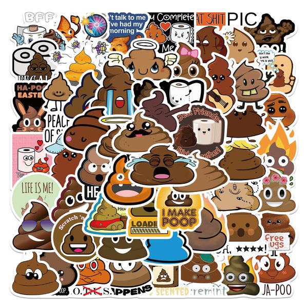 pack of 60pcs wholesale funny poop stickers no-duplicate waterproof for luggage skateboard notebook helmet water bottle phone car decals kid
pack of 60pcs wholesale funny poop stickers no-duplicate waterproof for luggage skateboard notebook helmet water bottle phone car decals kid